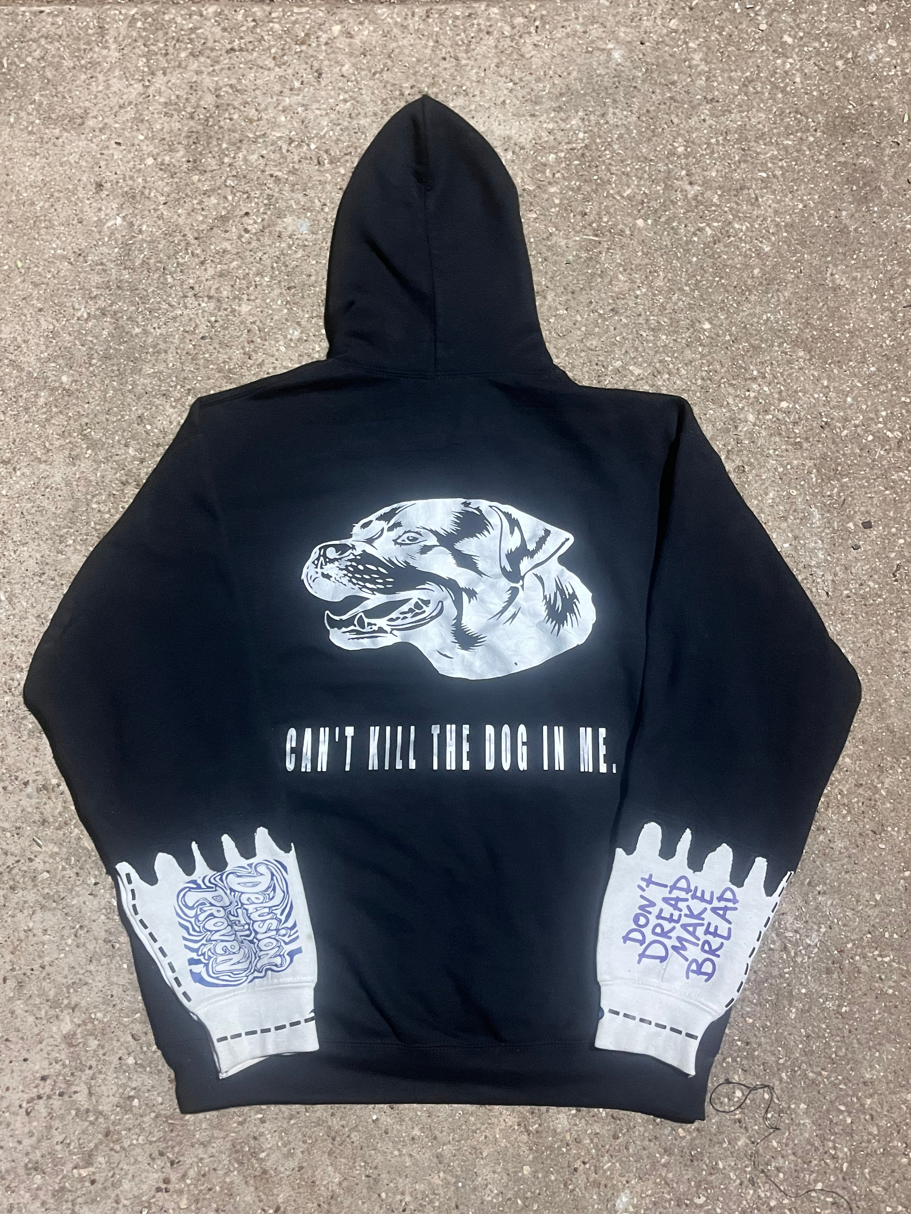 Project #1 ATROCIOUS VARIETY Black and White Hoodie