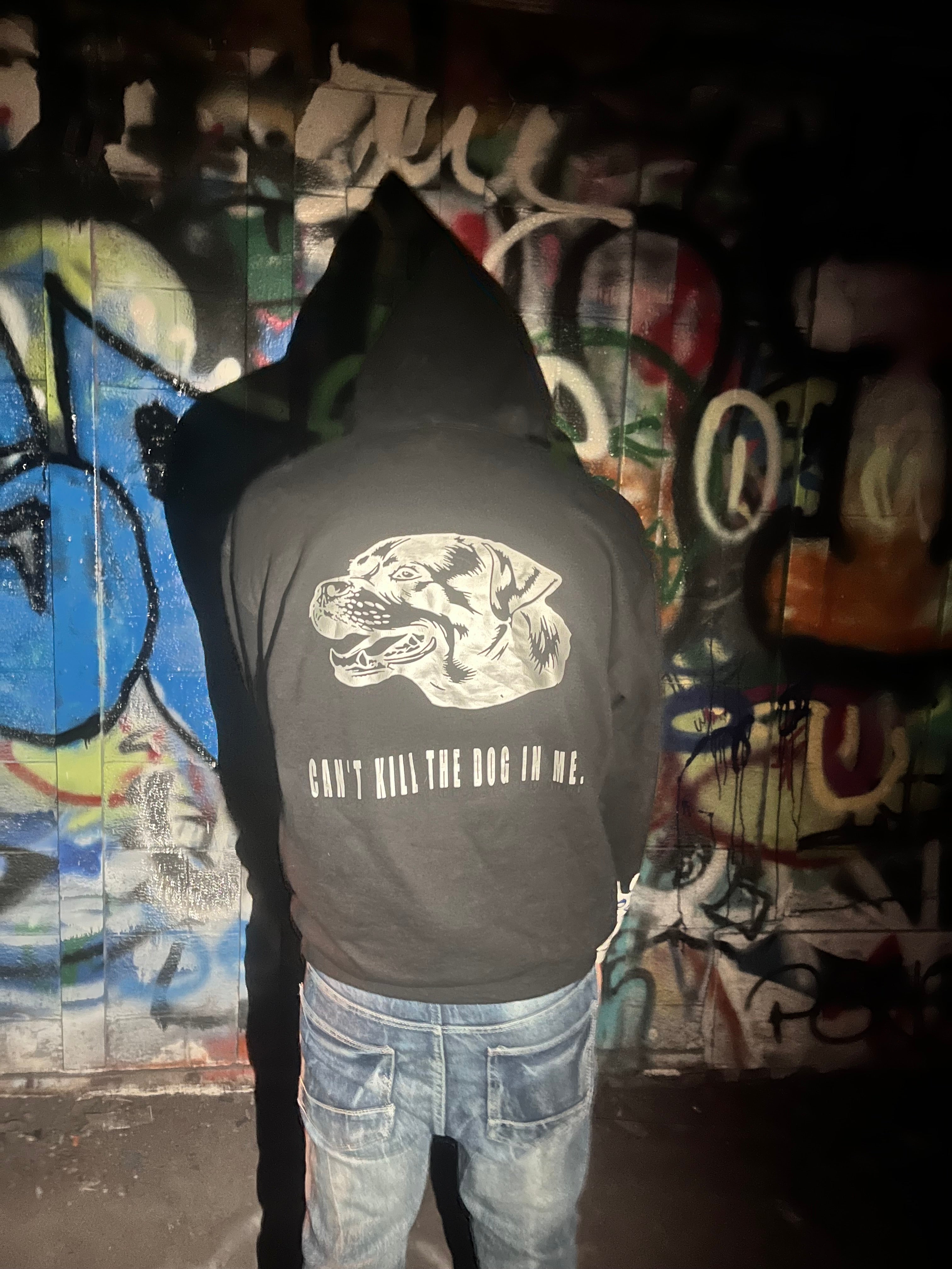 Project #1 ATROCIOUS VARIETY Black and White Hoodie
